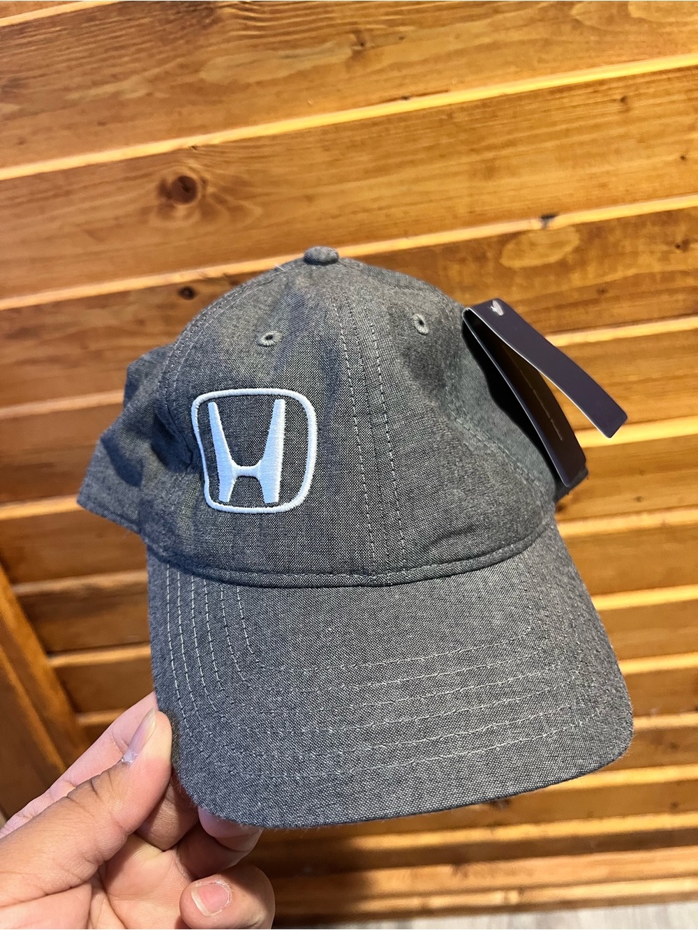 Men’s Honda Gray Logo Baseball Cap